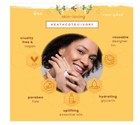 Heathcote   Ivory Busy Bees Honey Vegan Hand Cream Tin Gift Box Orange