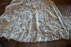 Antique Victorian Mixed Lace Remnant Valenciennes And Ruched Doll Clothes