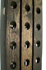 Wine Riddling Rack Distressed Wood Handcrafted Rustic Wall Mount