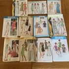 Vtg Sewing Pattern Lot Of 65  1970s Simplicity Butterick Mccalls Anne Adams Used