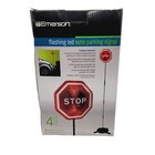 Emerson Led Auto Parking Signal Light Safety Stop Sign 4ft Flashing Snow Safety