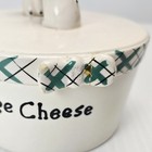 Vtg 1958 Holt Howard Cozy Kittens Cottage Cheese Crock Kissing Cats Mcm
