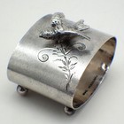 Bird Napkin Ring Wood And Hughes Sterling Silver Mono Sh