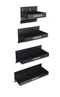  Non-marring Magnetic Tool parts Storage Trays For Rolling 4-piece Set