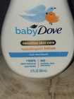 Dove Baby Sensitive Skin Care  Hypoallergenic Lotion  Rich Moisture  13 Fl  Oz 