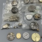 Huge Lot Of Vintage Wristwatches Watches Mens Ladies Parts Cases Movements