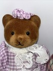 Vintage Teddy Bear Story Figure Lot Applause 1986 Flocked Family