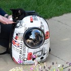 Pet Space Capsule Backpack  Small Medium Cat Puppy Dog Carrier transparent Breat