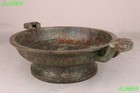 17 western Zhou Dynasty Bronze Ware Sacrifice Inscription Plate Dish Disc Statue