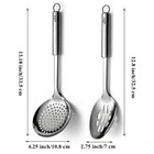 Berglander Kitchen Skimmer 13 Inches  each Utensil   Stainless Steel Silver