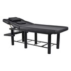 Heavy Duty Massage Bed Salon Table With Memory Foam For Physical Therapy  Black