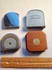Vintage Lot Of 4 Assort  Small Tape Measures Houston Industries  Handi-wrap More