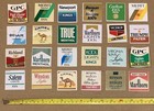 Lot Of 24    Vintage Cigarette Vending Machine 2    X 2   plastic Labels
