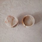 Vtg Set Of Two Onyx Marble Natural Stone 3 875       Brandy Cognac Glasses Pakistan
