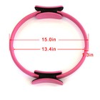 Purple Pilates Ring Fitness Exerciser Yoga Circle Trainer 15inch