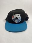 Vintage Coca Cola Polar Bear Snapback Hat Cap Black Blue W  Tags Retro Soda