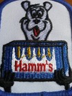 Embroidered Sew On Patch - Hamm s Beer Bear