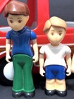 Vintage Little Tikes Red Van   4 Family Figures People Mom Dad Girl   Boy