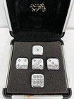 Caesar   s Palace Stainless Steel Vintage Las Vegas Nevada Casino Dice W Case