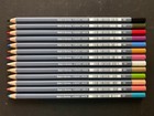 13x Faber-castell Goldfaber Aqua Pencils Various Colors Germany Never Used 