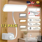 Flexible Rechargeable Led Book Light With 3 Light Modes Easy Clip Reading Lamp