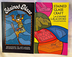 Lot Of 12 Vintage Stained Glass Window Books   Guides   Patterns - Nice Variety