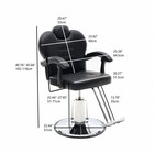 Stylist 102  -140   Reclining Hydraulic Barber Chair 360   Swivel Salon Chair Hair