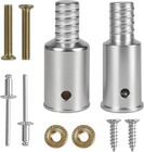 Metal Threaded Tip Repair Kit broom Handle Threaded End palo Para