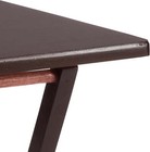 Mainstays Indoor Single Folding Tv Tray Table Set Of 2 In Walnut