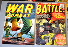 1950 s Golden Age-9 War Comic Books-combat Casey-war Combat-battle-kelly-marines