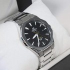 Casio Edifice Efr-s108d-1avuef Men Watch Black Dial Stainless Steel Quartz Sport