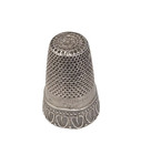 Vintage Sterling Silver Ornate Sewing Thimble Leafsl Scroll Collectible