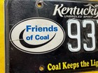 Two Styles Kentucky Friends Of Coal Expired License Plate 269