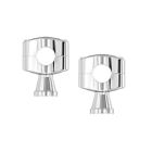 1 0  Handlebar Risers For Harley Softail Road King Fxdrs Fxlr Fxdwg Flhc Chrome