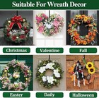 Gp Life Wreath Hanger For Front Door  Adjustable From 15 To 25 Inches  2 Pack  