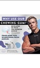 Jawliner Fitness Ultra Hard Chewing Gum  Mint  Sugar Free Gum  Vegan  100g