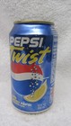 Pepsi Twist Lemon Flavored 12 Oz Empty Can Horizontal Name