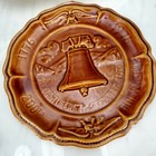 Set Of 2 Bicentennial Plates Eagle Bell 1776-1976 - Spirit Of  76
