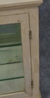 Antique Cabinet Table Top Wood Glass Display Barber 13x10x8 Original 1920 