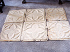 Lot Of 6 Antique Tin Ceiling Tiles 12 x12  Original Paint Circa 1900 More Avail 
