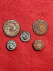 Civil War Dug Csa Confederate Flower Button Lot - Richmond  Va