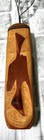 Hand Carved Maple And Walnut  Wood Vase Vintage Design Solid Wood Beautiful