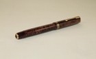 Vintage Parker Vacumatic Slender Fountain Pen- Lockdown Fill - Red Pearl - 1937