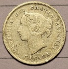 Canada 1888 Silver 5 Cents Km2 Cleaned