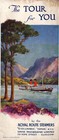 Vintage Royal Route Steamers Scotland Brochure Macbrayne Columba Iona