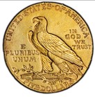 1909-d  5 Indian Head Gold Half Eagle Unc Details  Pcgs