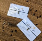 60 X Christmas Star Wish Bracelet Card String Friends Gift Business Wholesale