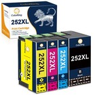 Printer Ink Cartridge For Epson 252xl Fits Workforce Wf-3620 3640 7710 7720