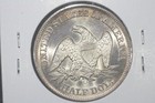1860-o Seated Liberty Half  Choice Bu 