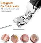 Extra Large Toe Nail Clippers For Thick Nails Heavy Duty Stainless Professional